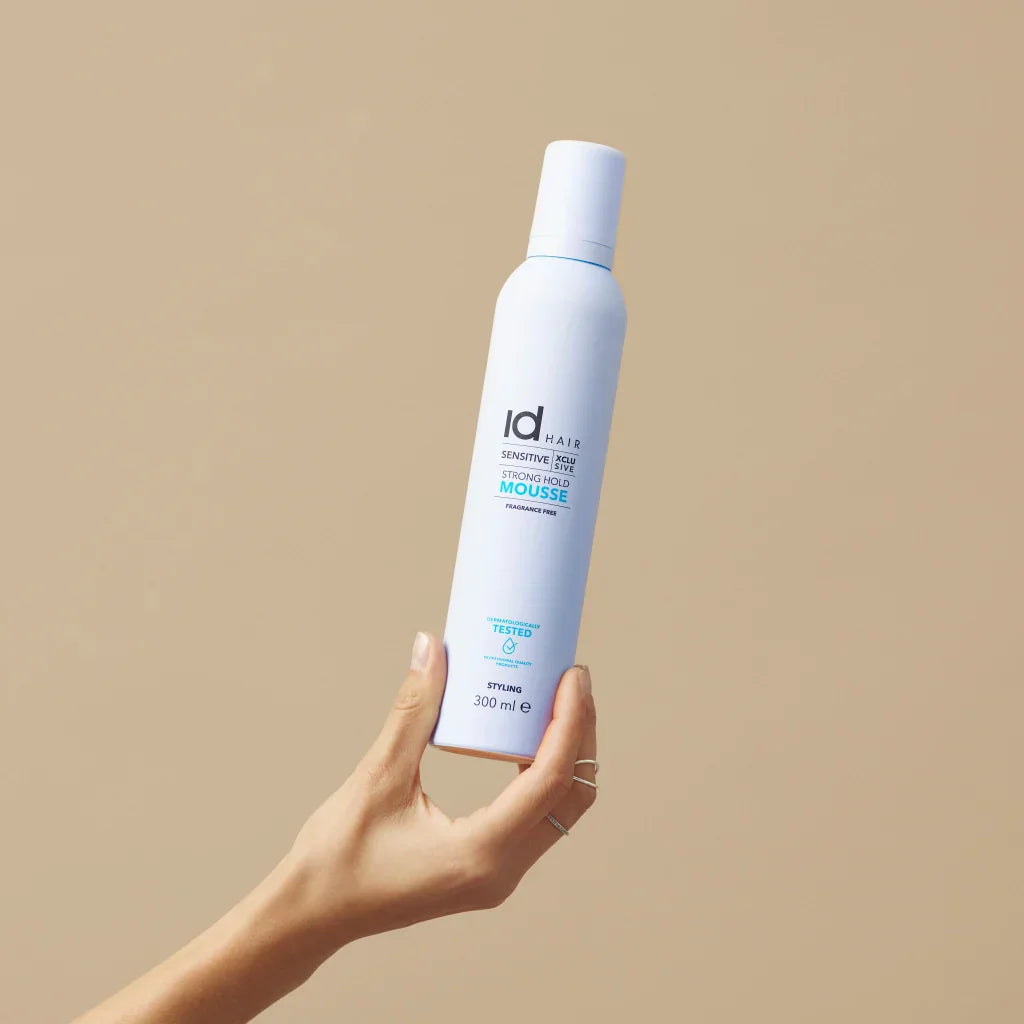 IdHAIR Sensitive Xclusive Strong Hold Mousse 300ml - Salon Warehouse