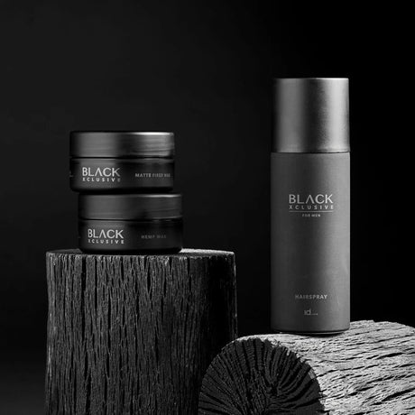 idHAIR Black Xclusive Matte Fiber Wax 100ml - Salon Warehouse