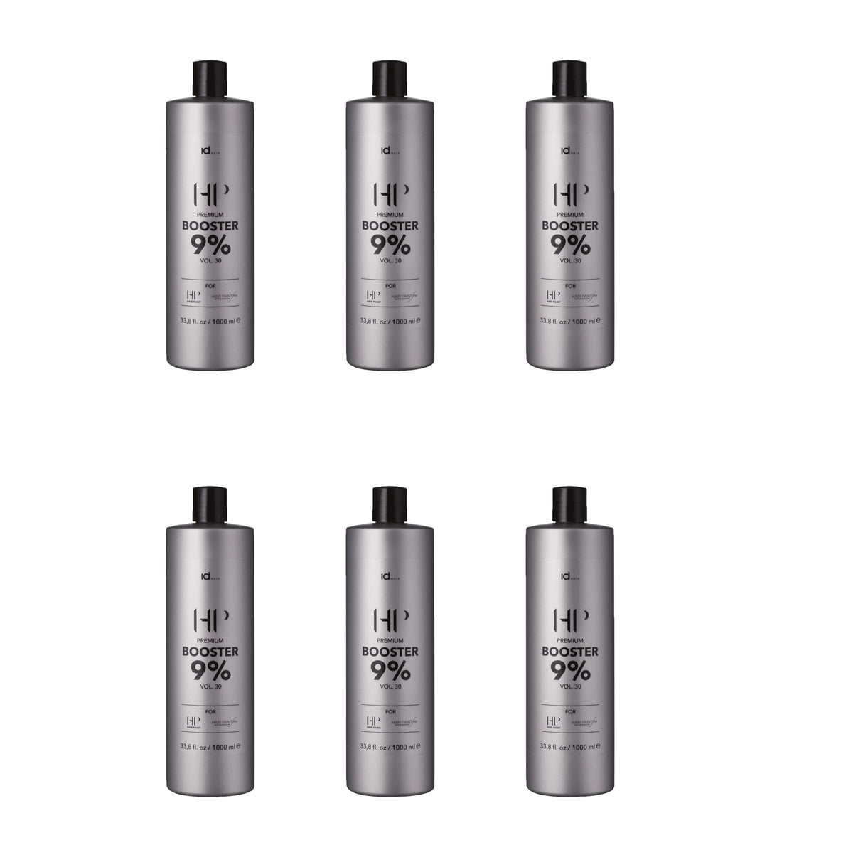 idHAIR Hair Paint HP/HP Free Booster 9% 6 x 1000ml - Salon Warehouse