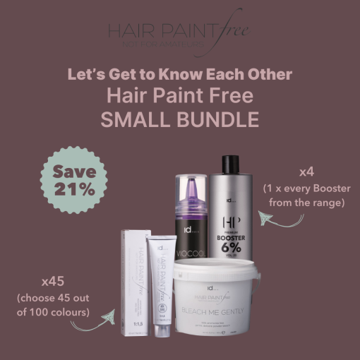 idHAIR Australia small salon hair colour hair paint free starter pack bundle