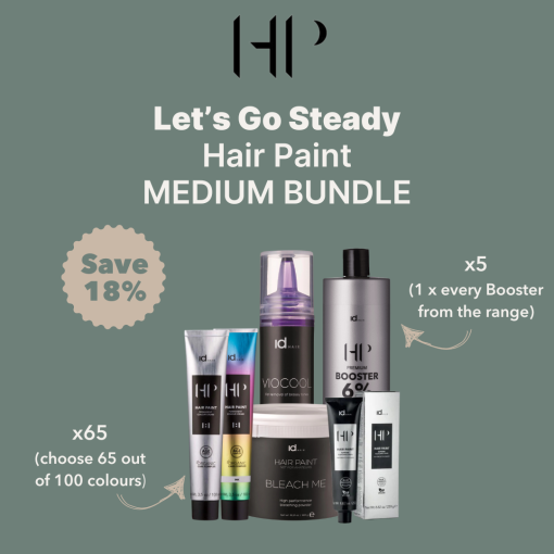 idHAIR Australia medium salon hair colour hair paint starter pack bundle